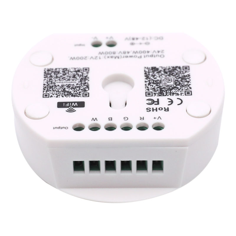 Dc12 24v WiFi Amazon Alexa Google Home RGBWW LED Controller Timer Music Group Sync Controller